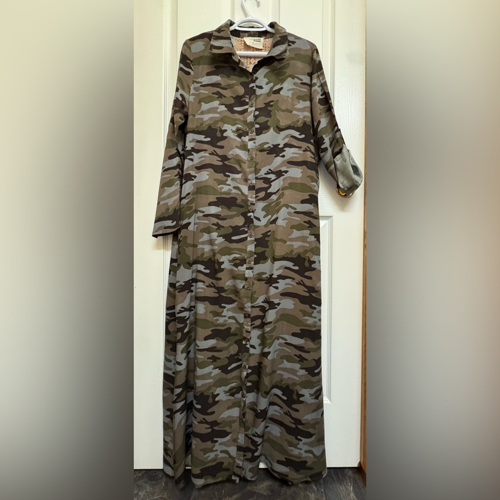 Camo jacket or kimono small